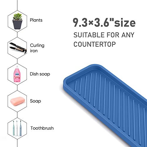 Kitchen Silicone Sink Organizer Tray (2 Count)