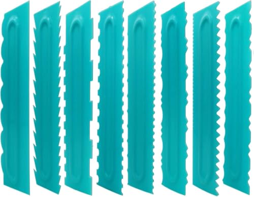 Cake Scraper set of 8 Pack Cake Edge Tools (8 Count)