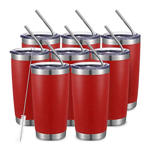 20oz Double Wall Vacuum Insulated Travel Mug (8 Count)