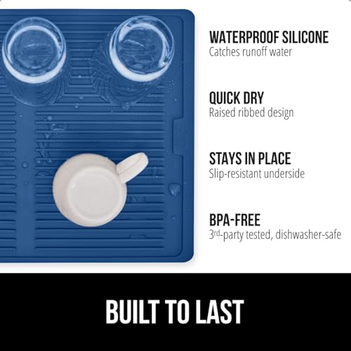 Patented BPA Free Silicone Dish Drying Mat