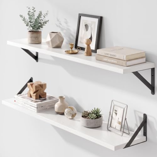 Wall Mounted Floating Shelves Set of 2 (2 Count)