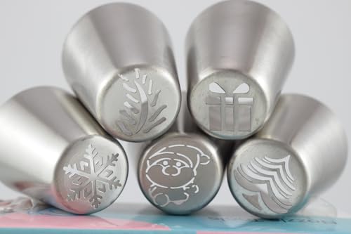 Christmas Piping Bags and Tips Set (2 Count)