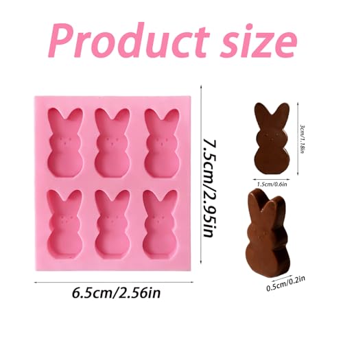 Easter Silicone Molds for Chocolate (6 Count)