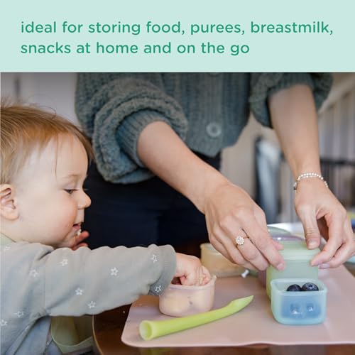 Silicone Baby Food Storage Containers 4pk (4 Count)