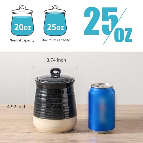 Ceramic Food Storage Jars (3 Count)