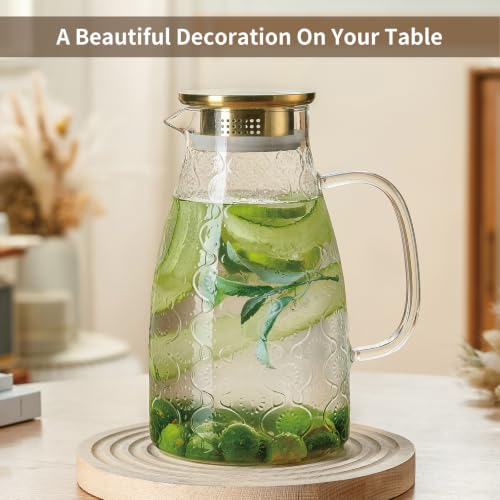 Glass Pitcher with Lid (84 Count)