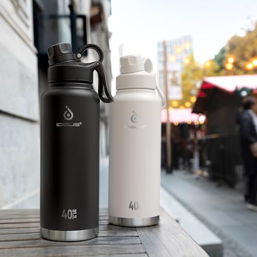 40oz Stainless Steel Insulated Bottle with 2 Leak