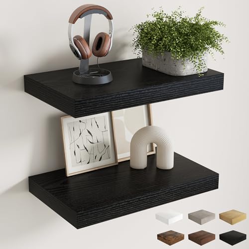 12 Inch Deep Floating Shelves for Wall (2 Count)