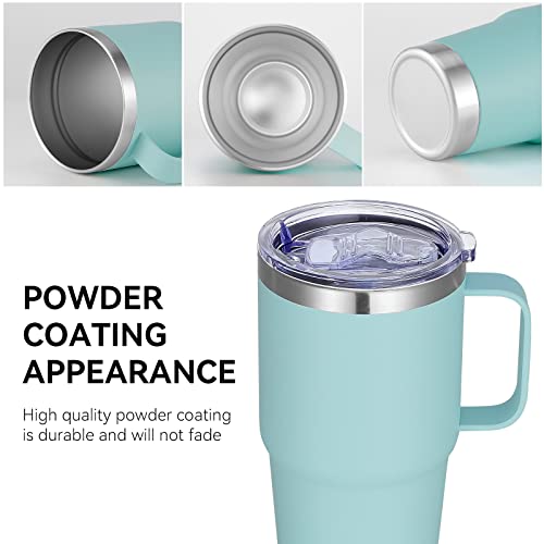 20 oz Insulated Travel Coffee Mugs Set of 6 (6 Count)
