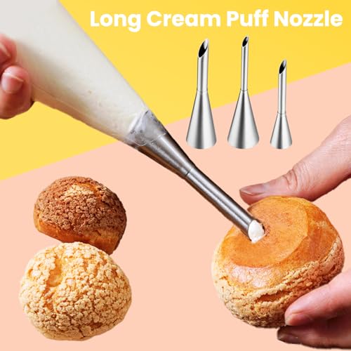 3Pcs Cream Icing Piping Nozzle Tips