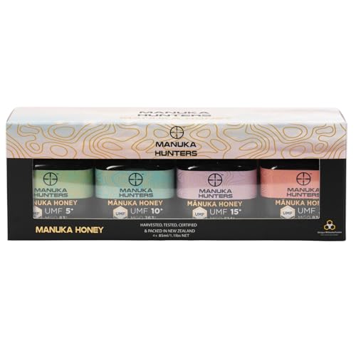 New Zealand Manuka Honey Mixed Gift Set 4 (17.6 Ounce)