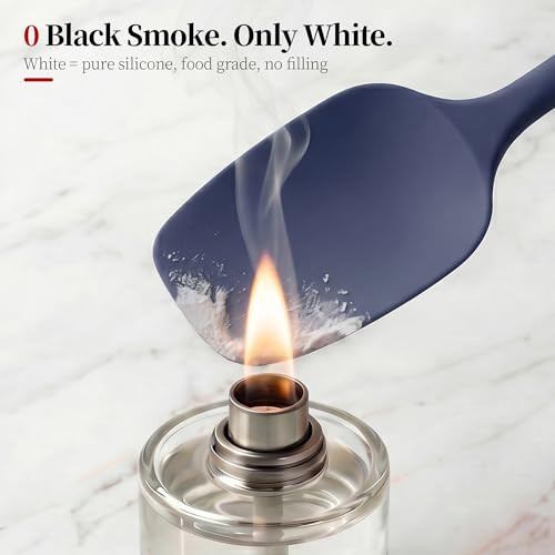600ºF Heat Resistant Silicone Spoon Spatula Set of 3