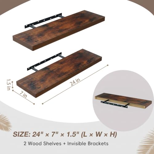 Floating Wall Shelves (2 Count)