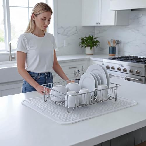 Silicone Dish Drying Mat for Multiple Usage