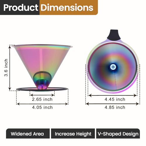 Stainless Steel Pour Over Coffee Filter