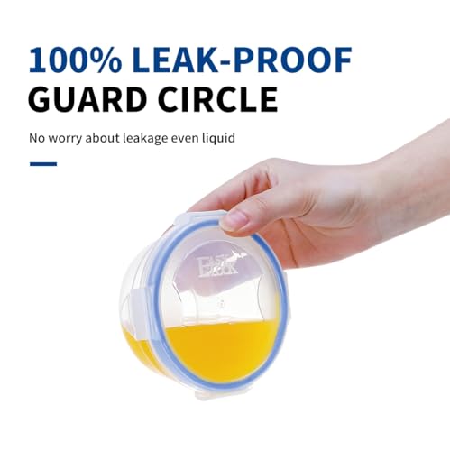 Plastic Round Food Storage Container (4 Count)