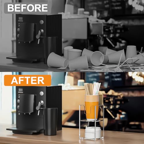 2 Compartment Cup Holder for Countertop