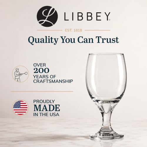 Classic Glass Goblets Set of 12 (12 Count)