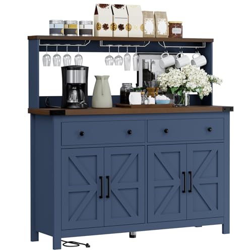 Hutch Storage Buffet Cabinet with Drawers