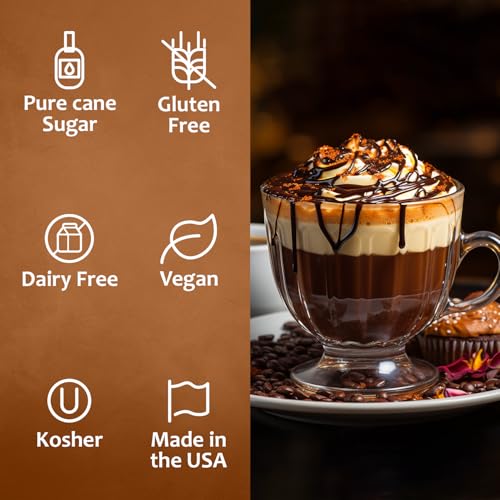 Coffee Syrup Cupcake Flavored Syrup for Drinks (25.4 Fl Oz)