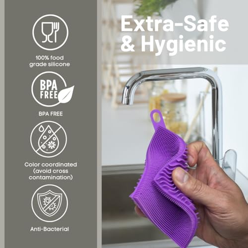 Silicone Dish Sponge Dish Scrubber
