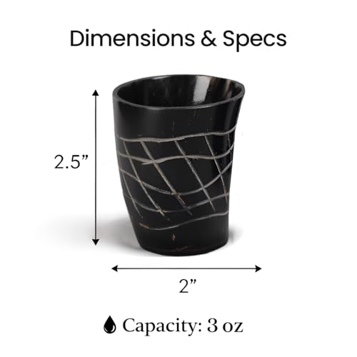 Viking Horn Shot Glasses Set of 12 (12 Count)