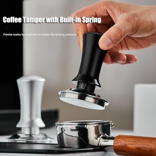 51mm Adjustable Spring Loaded Espresso Tamper Set