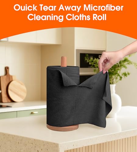 Microfiber Cleaning Cloth Roll (100 Count)