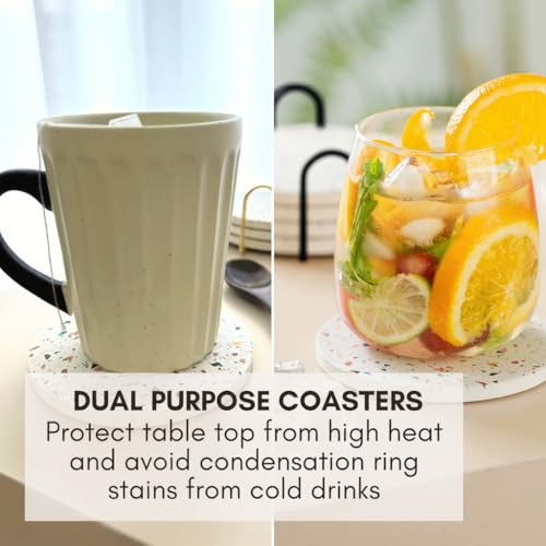 Terrazzo Coasters Set of 6 (6 Count)