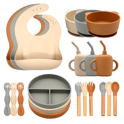Silicone Baby Feeding Set 21 Pcs