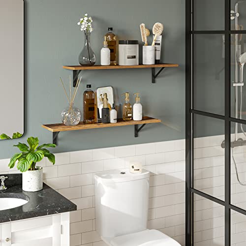 Long Wall Shelves (2 Count)