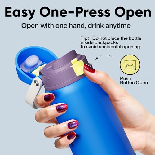 Insulated Water Bottle with Straw