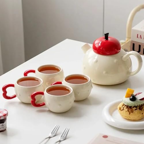 Apple themed Modern Tea Set