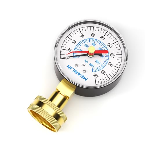0~200Psi 3 4" Female Water Pressure Test Gauge
