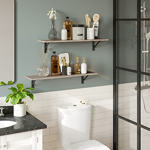 Long Wall Shelves (2 Count)