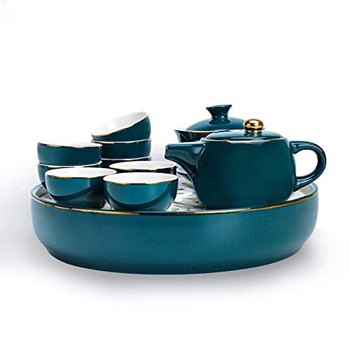 Tea Sets Tea Cup Teapot Set With Tray And Gift Box 11 Piece Porcelain Kung Fu Tea Set For 8 Persons Home And Gift Use For Household