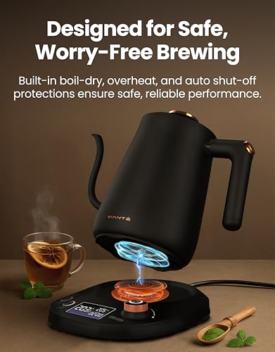 Viante Electric Gooseneck Kettle 0.8L