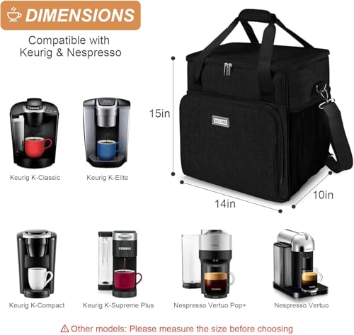 Coffee Maker Travel Bag Compatible with Keurig K