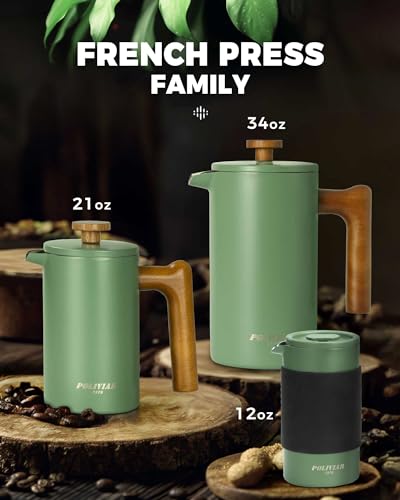 POLIVIAR French Press Coffee Maker