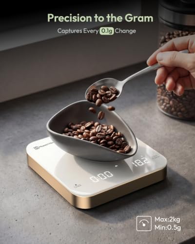S2 Espresso Coffee Scale with Timer 0.1g Precision Shot Scale