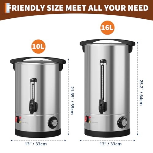 60 Cup Large Coffee Urn with Double Wall Insulation