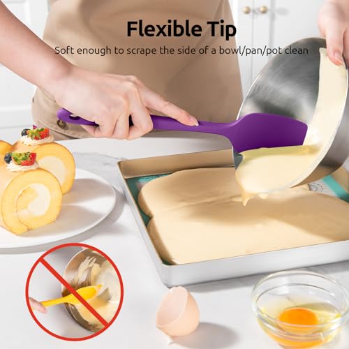 Silicone Spatula Set 600°F High Heat Resistant