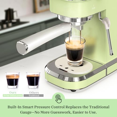 Espresso Machine 20 Bar Espresso Maker CMEP01 with Milk Frother Steam Wand