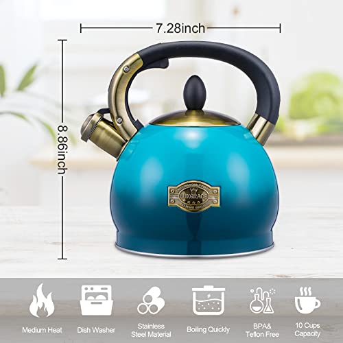 Whistling Tea Kettle Stove Top Teapot