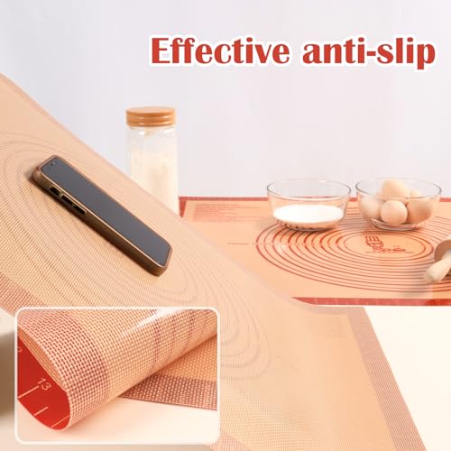 Non slip Silicone Pastry Mat Extra Large Measurements 36''x 24'' Baking Mat
