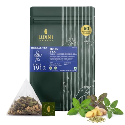 Estates Organic Basil Tulsi Tea (50 Count)
