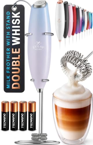 Powerful Milk Frother Wand With Duracell Batteries