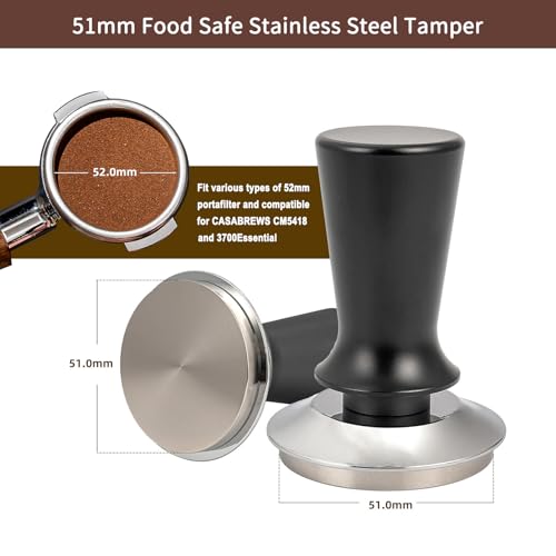 51mm Espresso Tamper for CASABREWS CM5418