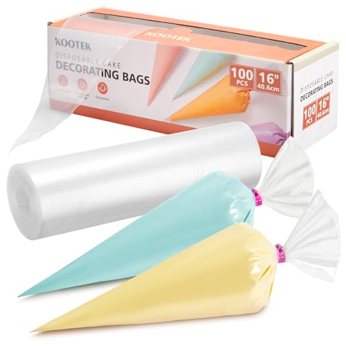 Piping Bags Disposable Pastry Icing Bags 16 Inch