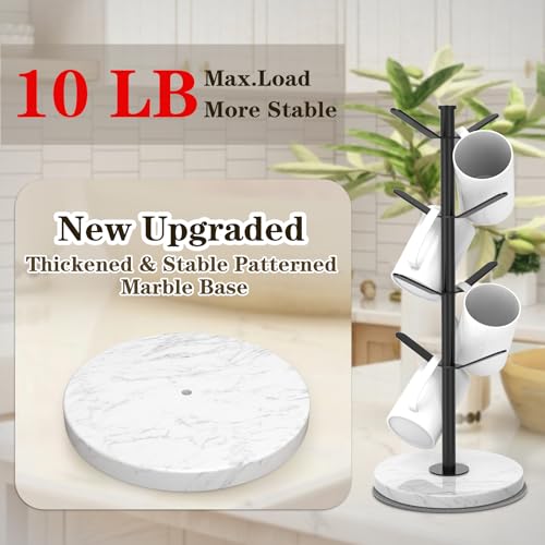 Marble Mug Holder Tree with 2